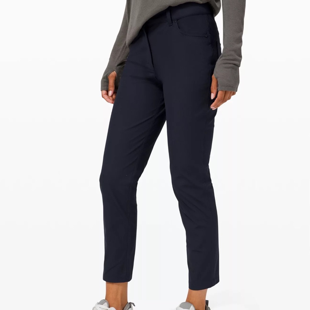 Lululemon City Sleek 5 Pocket 7/8 Pant, Navy